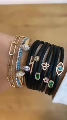 ברק משובץ יהלומים