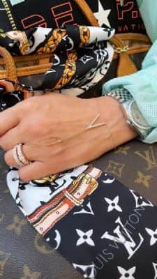 טבעת יהלומים אמרלד קאט , חצי איטרנטי,