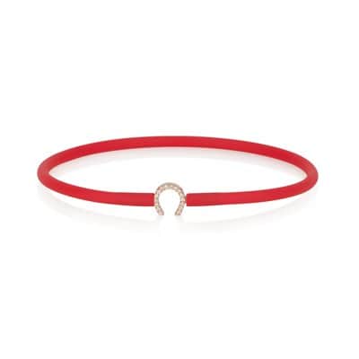 פרסה משובצת יהלומים