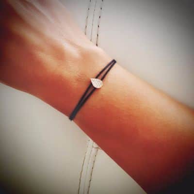 צמיד טיפה יהלומים