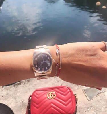 צמיד 3 עיניים אמייל דו צדדי