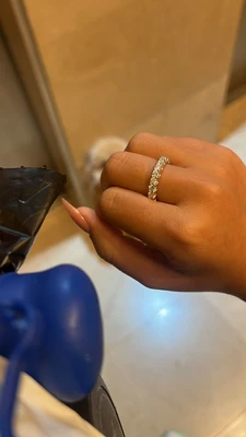 טבעת יהלומים , איטרנטי, שיבוץ מלא