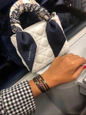 מגן דוד משובץ יהלומים עם סיליקון צהוב