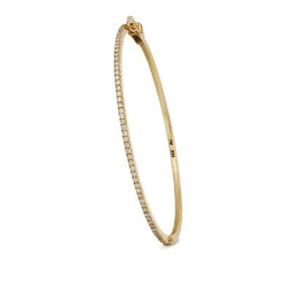 צמיד באנגל יהלומים זהב צהוב