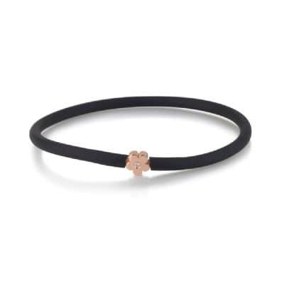 פרח זהב משובץ ביהלום