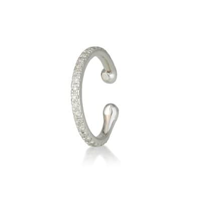 עגיל הליקס עגול עם יהלומים