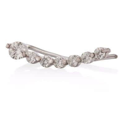 עגיל יהלומים מטפס