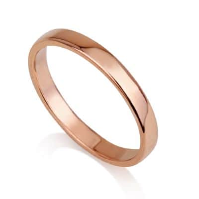 טבעת נישואין קלאסית לאישה ולגבר